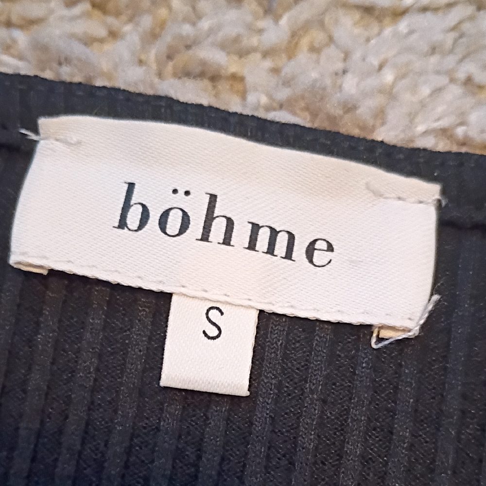 Bohme Black Ruffle Tank - Picture 3 of 3